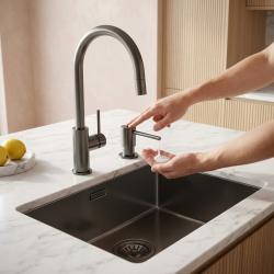 pure-sink-elite-steel-shine-soap-dispenser-gun-metal